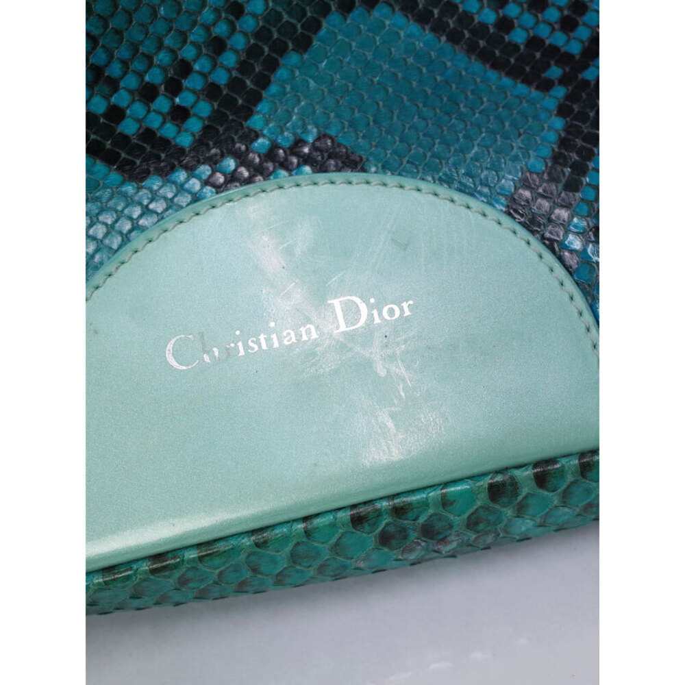Dior Malice Christian Shoulder Bag Pearl Python - Picture 6 of 9